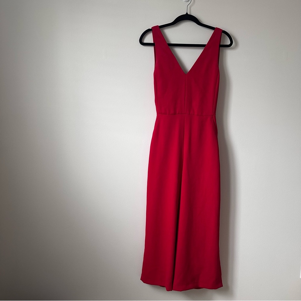 Aritzia Wilfred Ecoulement Jumpsuit Size 2 Red